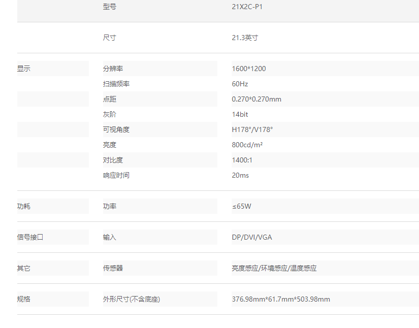 21X2C-P1 诊断显示器(图2)