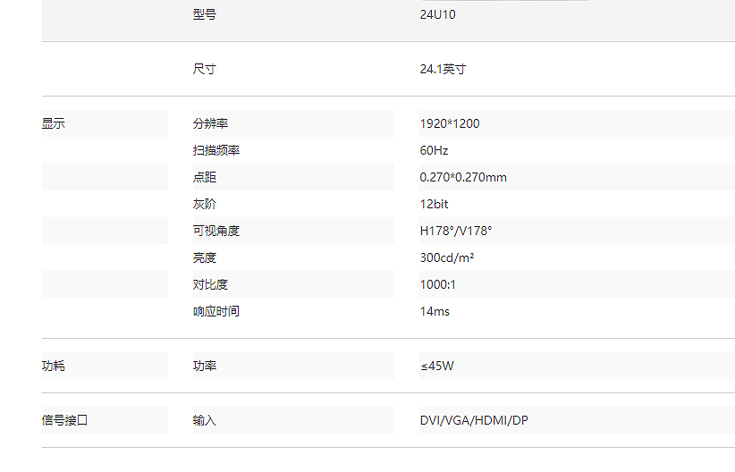 24U10 超声显示器(图2)